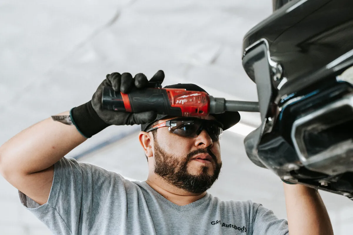 Honda certified collision repair work example